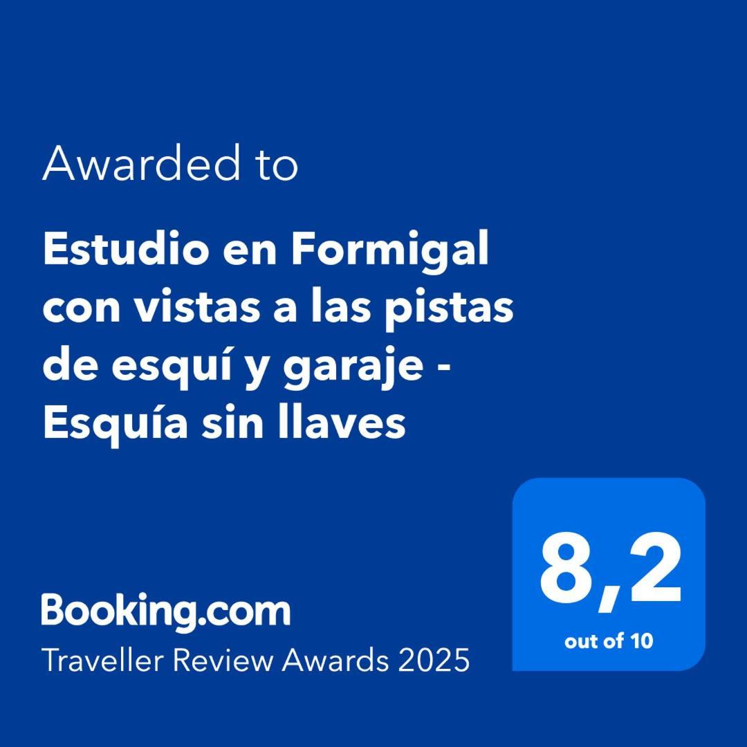 Estudio En Formigal Con Vistas A Las Pistas De Esqui Y Garaje - Esquia Sin Llaves Esterno foto